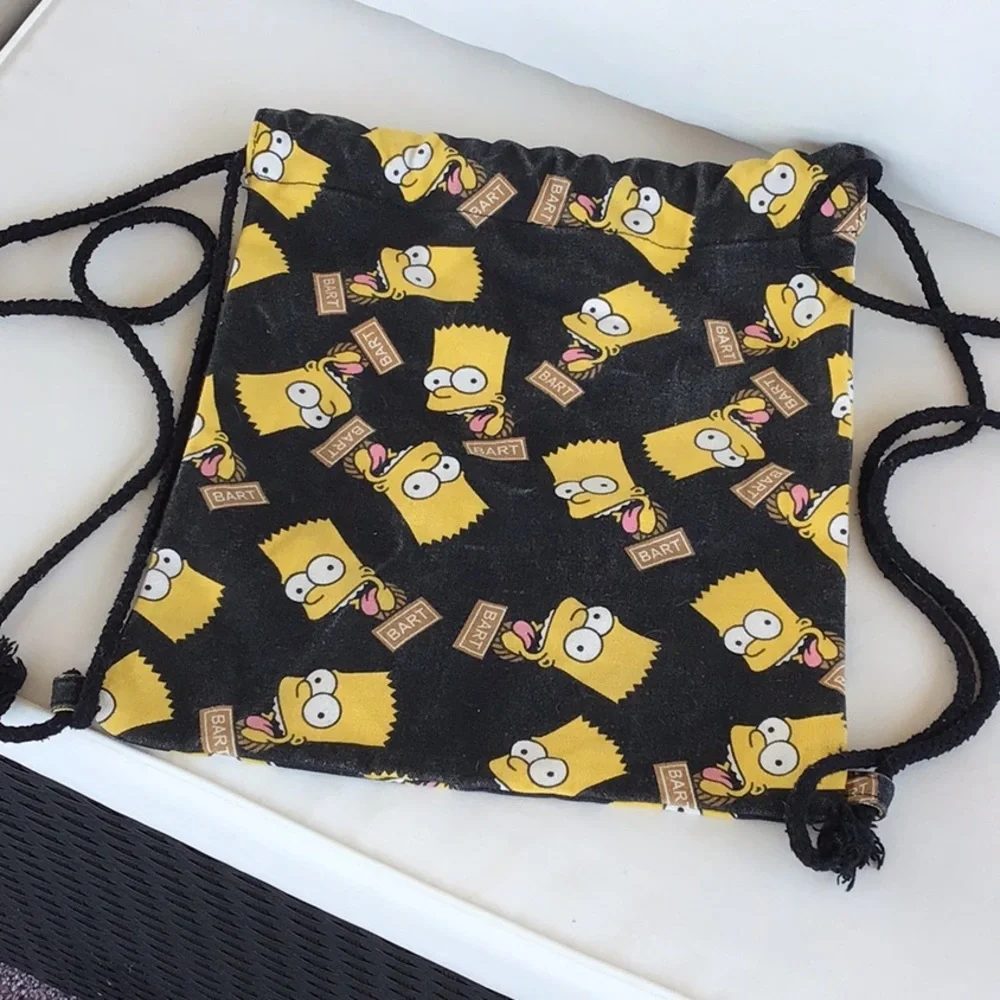 ‘Bart Simpson’ Drawstring Backpack - Picture 1 of 3
